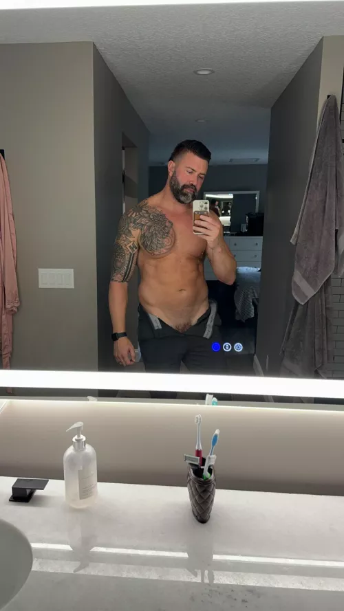 I wonder if anyone will notice at work I’m going commando?