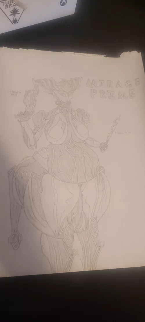 Mirage prime drawing (By me)