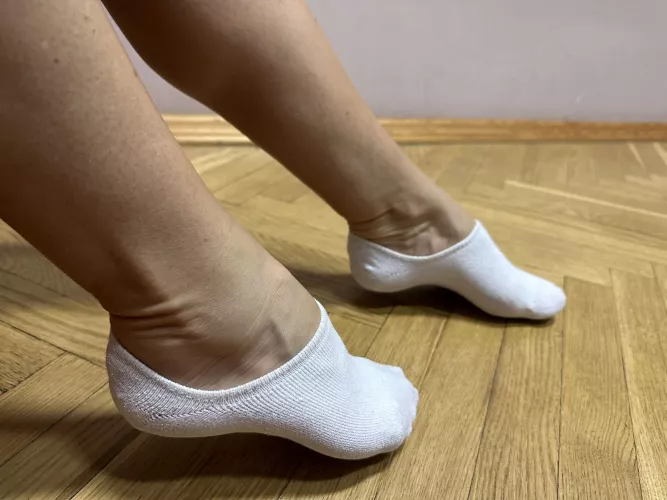 My cute skinny socks wore them all day