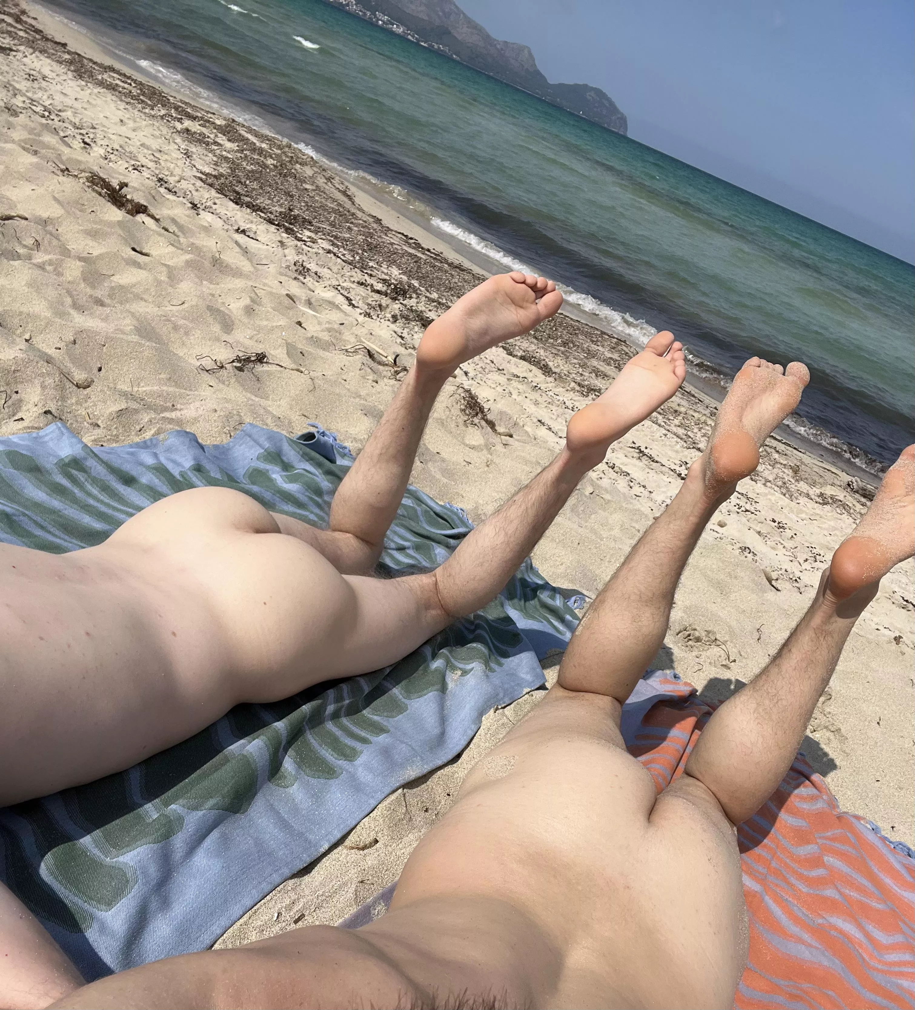 Our first time on a nudist beach in Mallorca. It was exciting ☺️