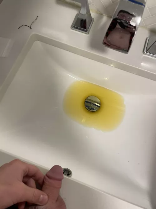 Piss in the sink