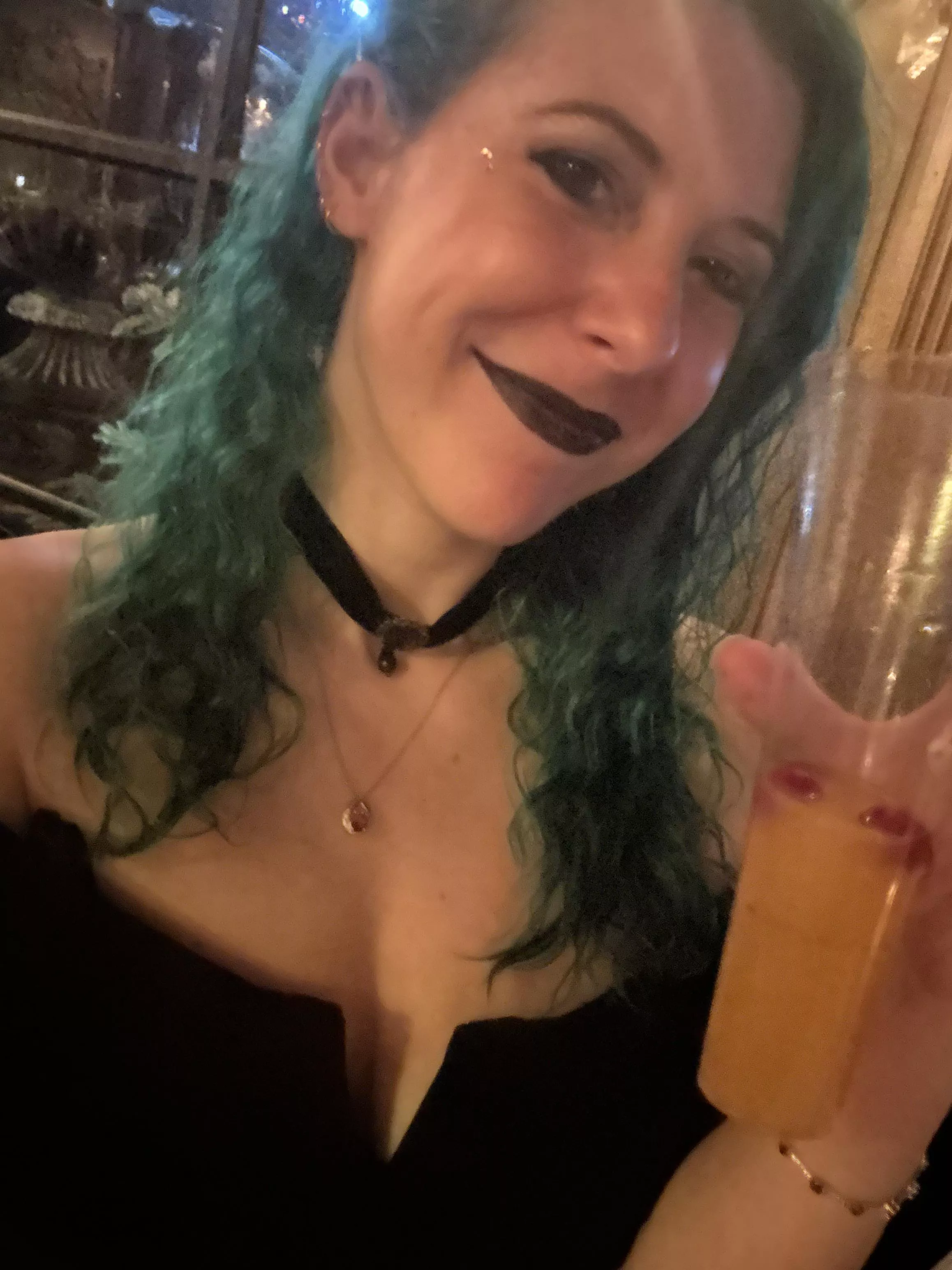 Smiles with a cocktail