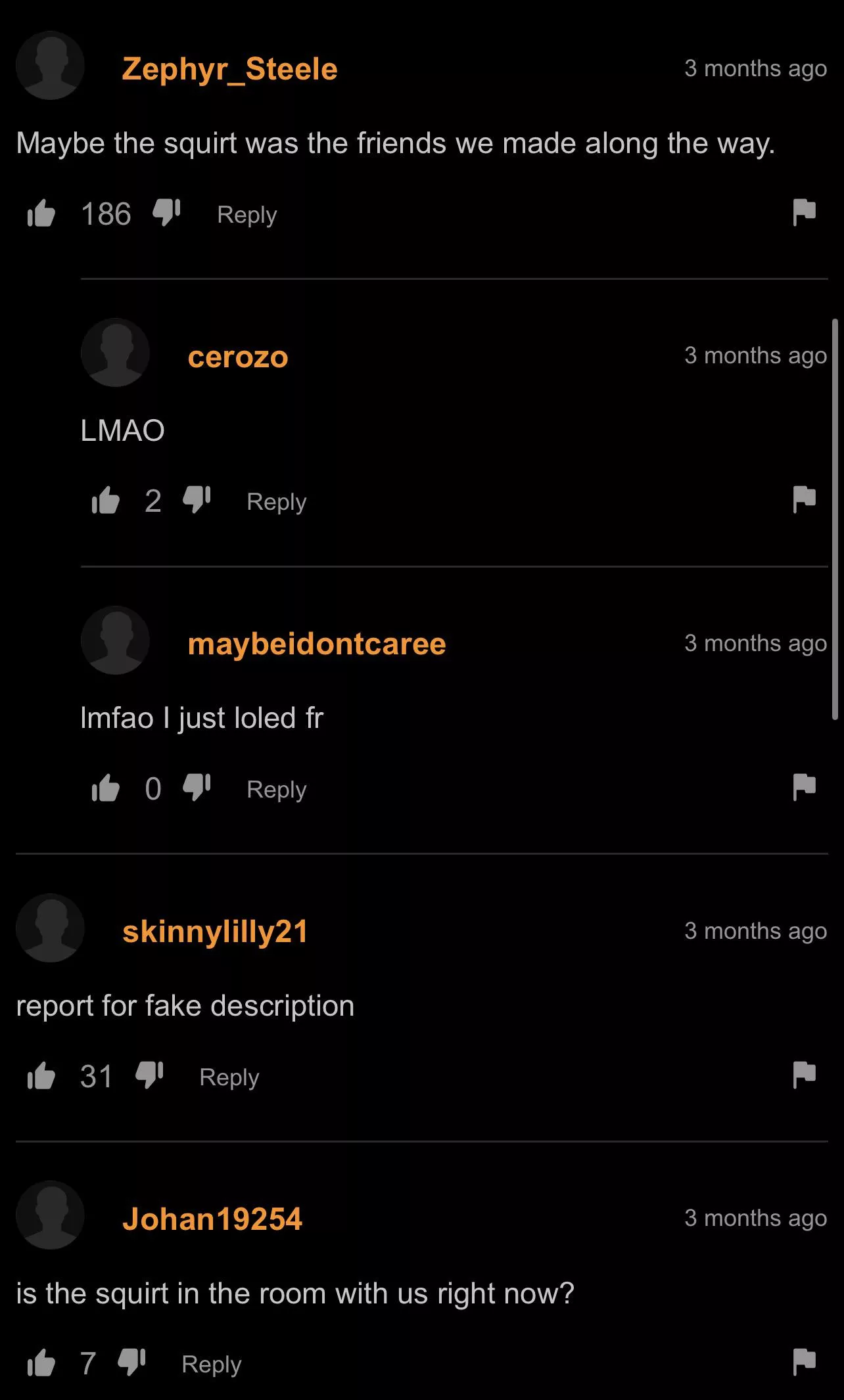 The Squirt That Never Came