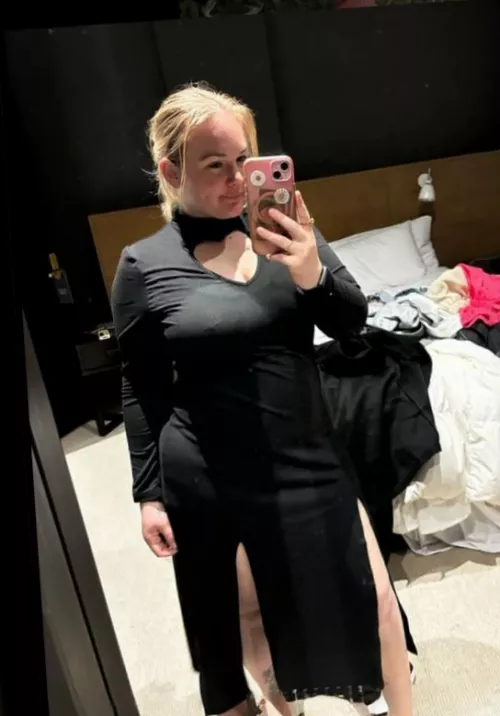 When they said high slits dress is required to wear in the office