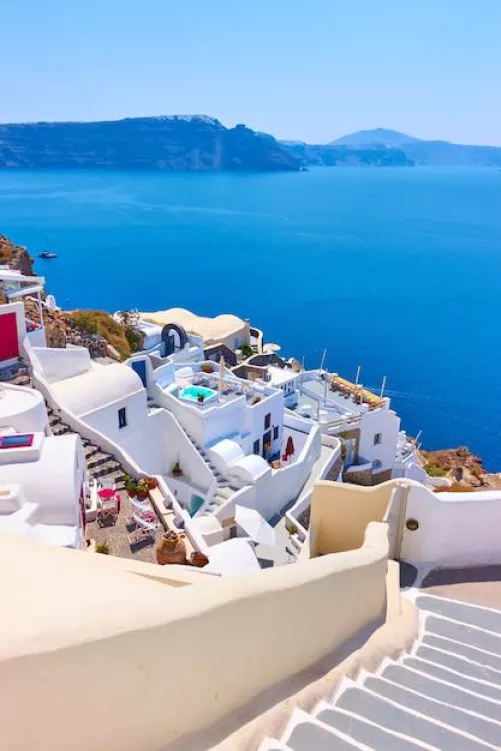 A paradise, Santorini.