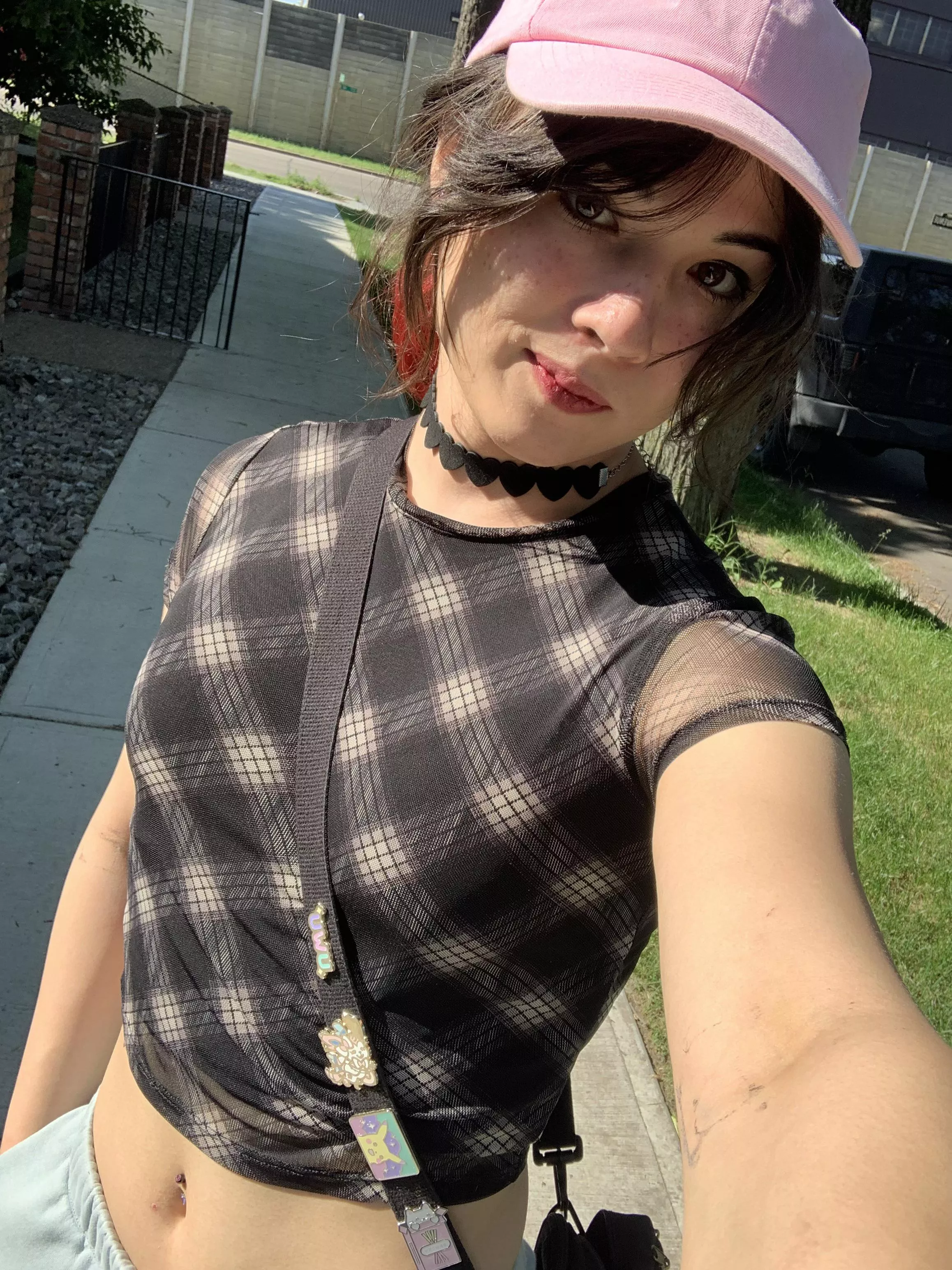 Baseball caps are cute!