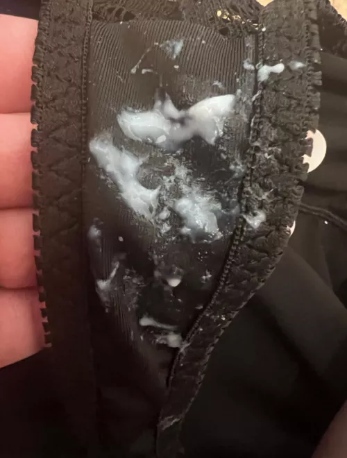 Don't be bashful. What are the first two words that spring to mind when I urge you to lick my wet panties?