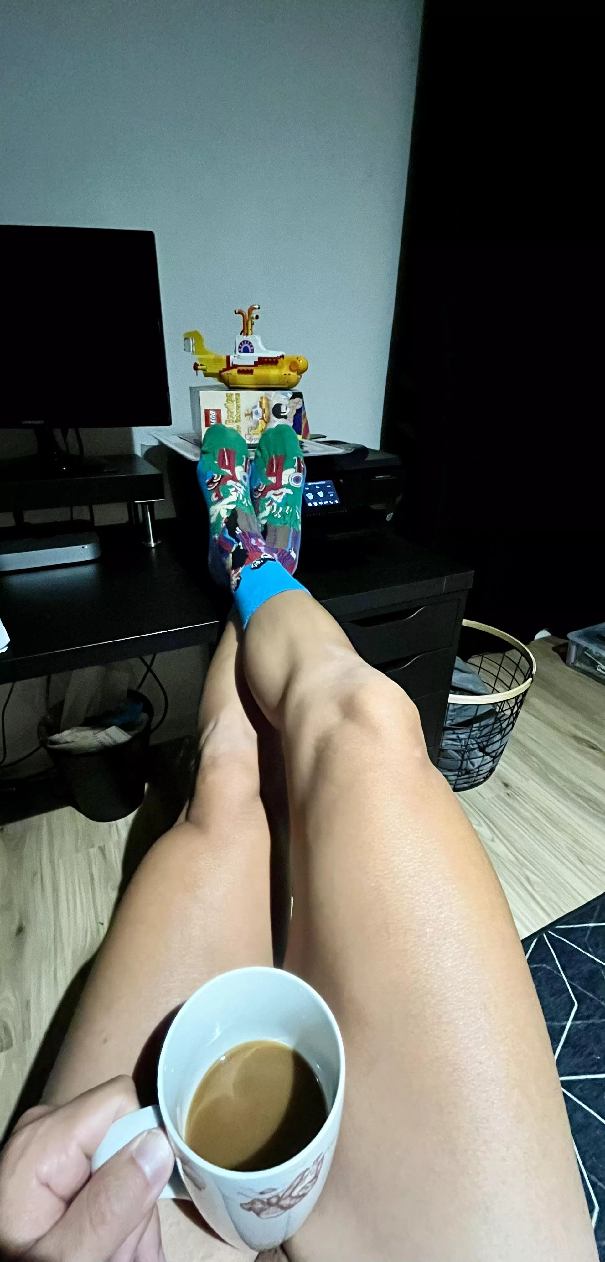 Happiness is a warm cup… wanna ride my yellow submarine?