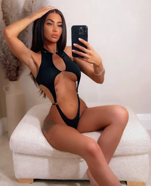 I love that black bikini