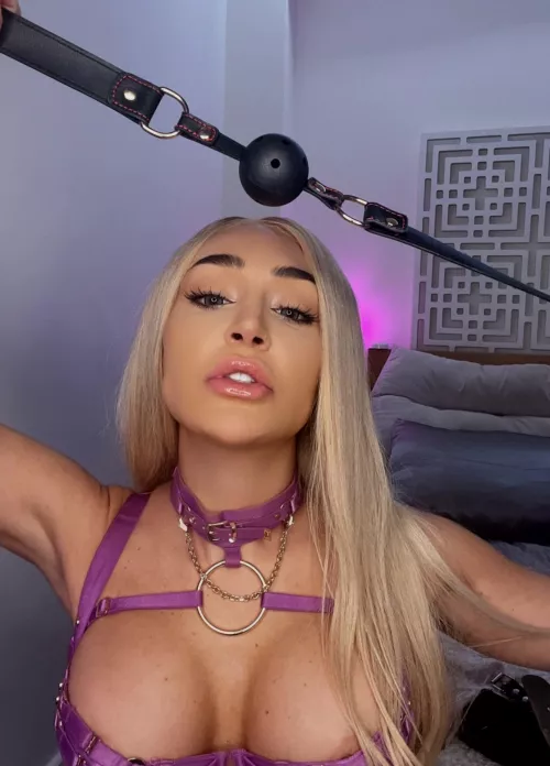 I propose a deal, you gag me and fuck me, is a deal?