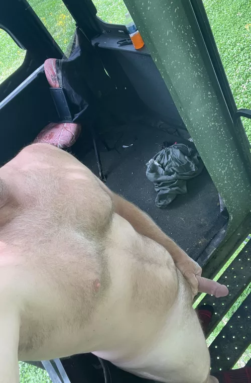 It’s time to get the deer stands ready. Can dad (56) get a hand