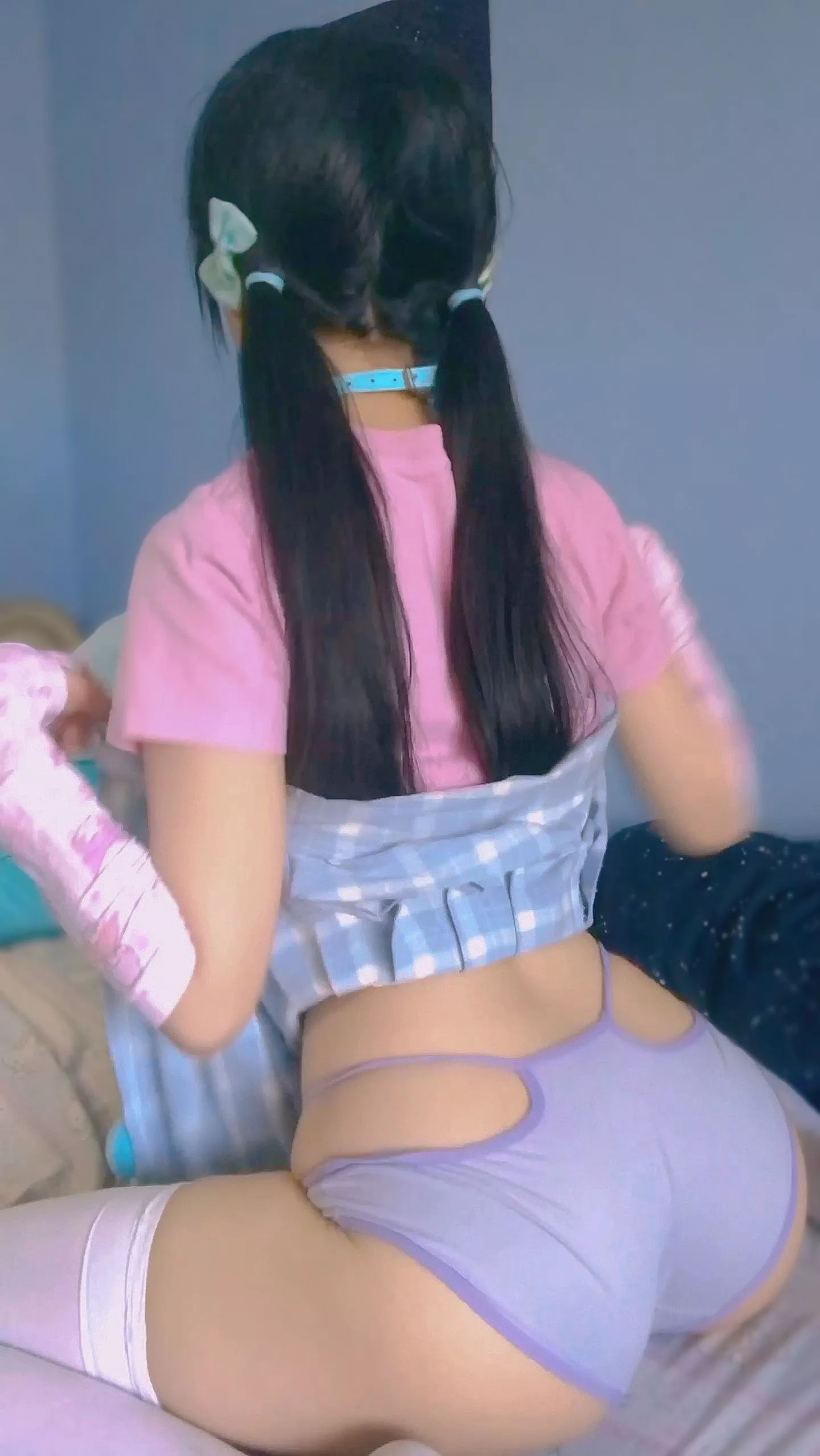 latina cutie with long pigtails :3