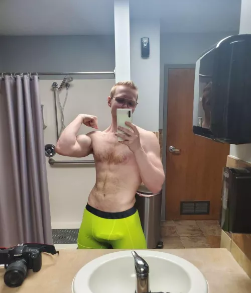 Meet me in the locker room, ass up, already lubed otherwise I'll spit on your hole to breed you relentlessly. 