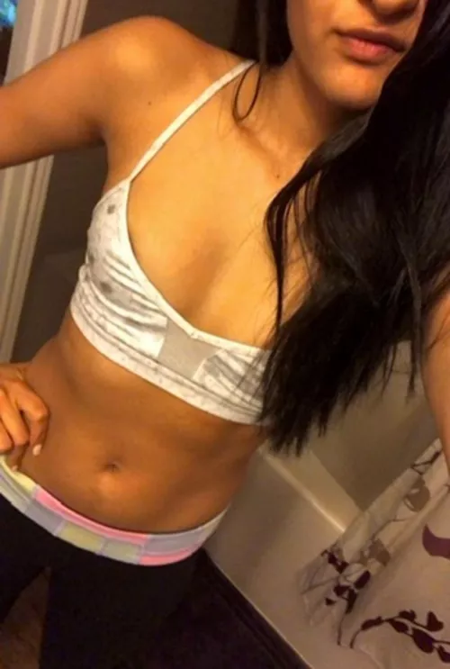 My yoga class outfits from college were a bit more risqué lol