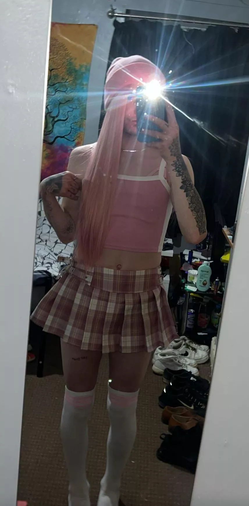 Pink to make the boys wink 🤍💕