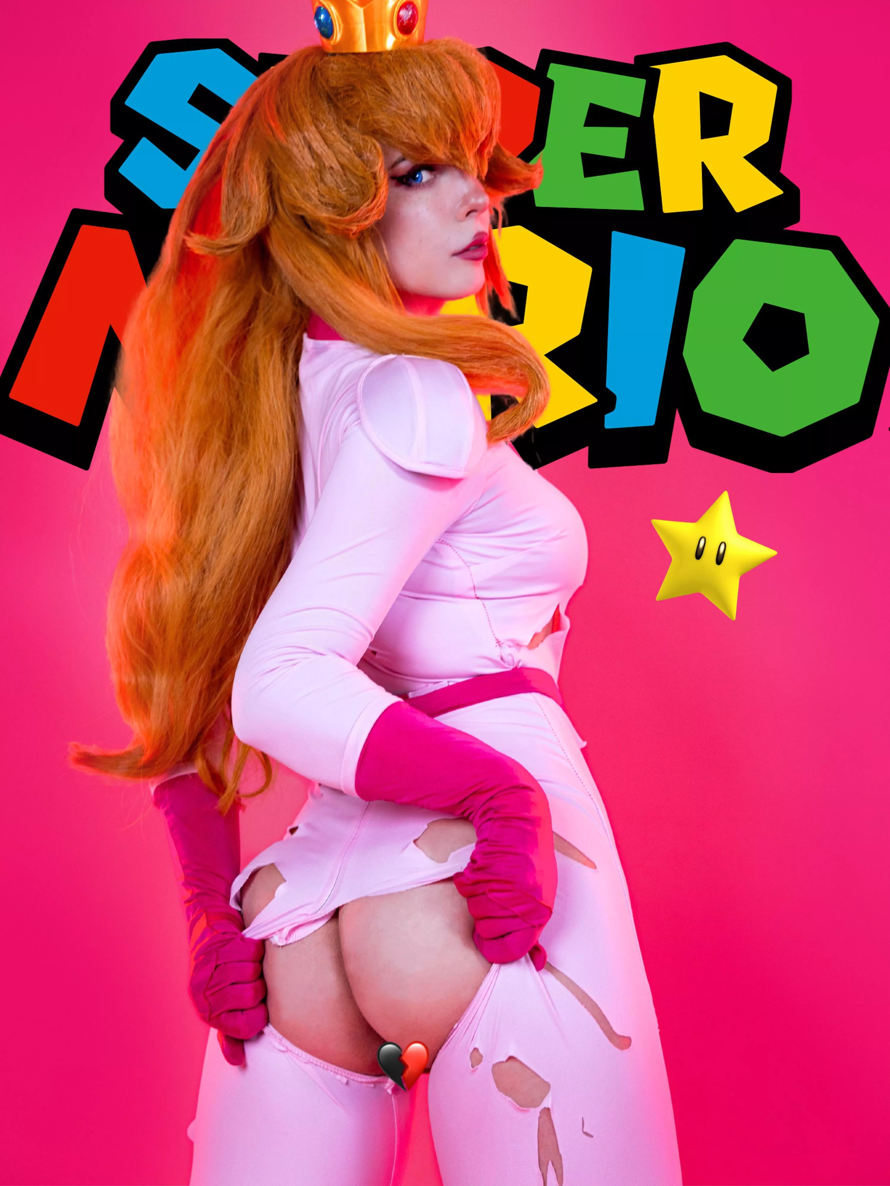 Princess Peach by Mollyredwolf 