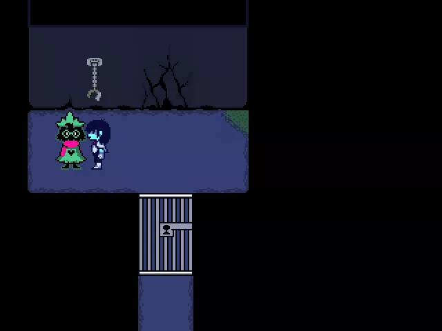 [Request] Kris and a female Ralsei fucking in a prison cell.