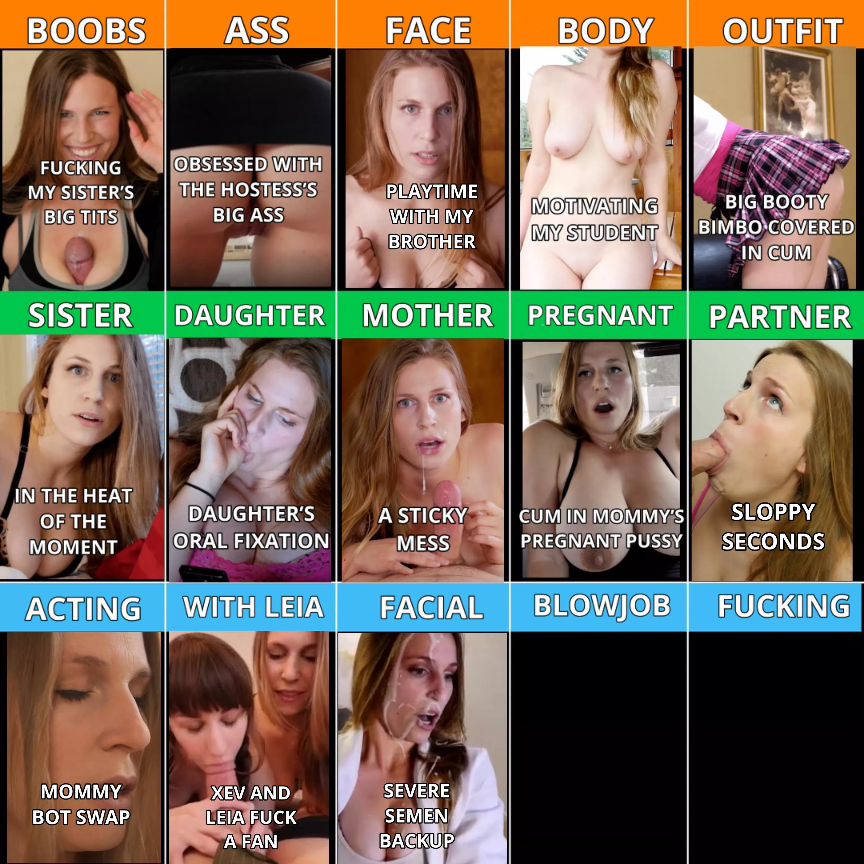 r/Xev_Bellringer’s favorite Xev movies by category. Day 14: Blowjob