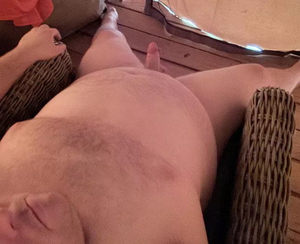 Taking in the last bit of summer by being naked! 