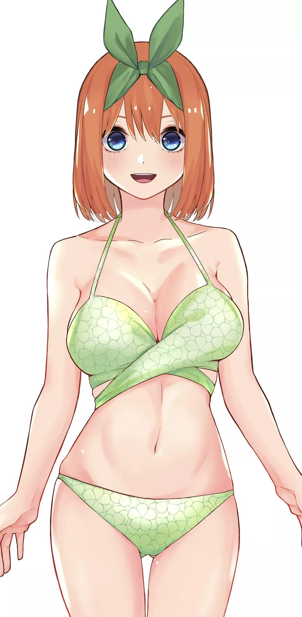 Yotsuba Confidently Wearing Her Green Bikini [Quintessential Quintuplets]