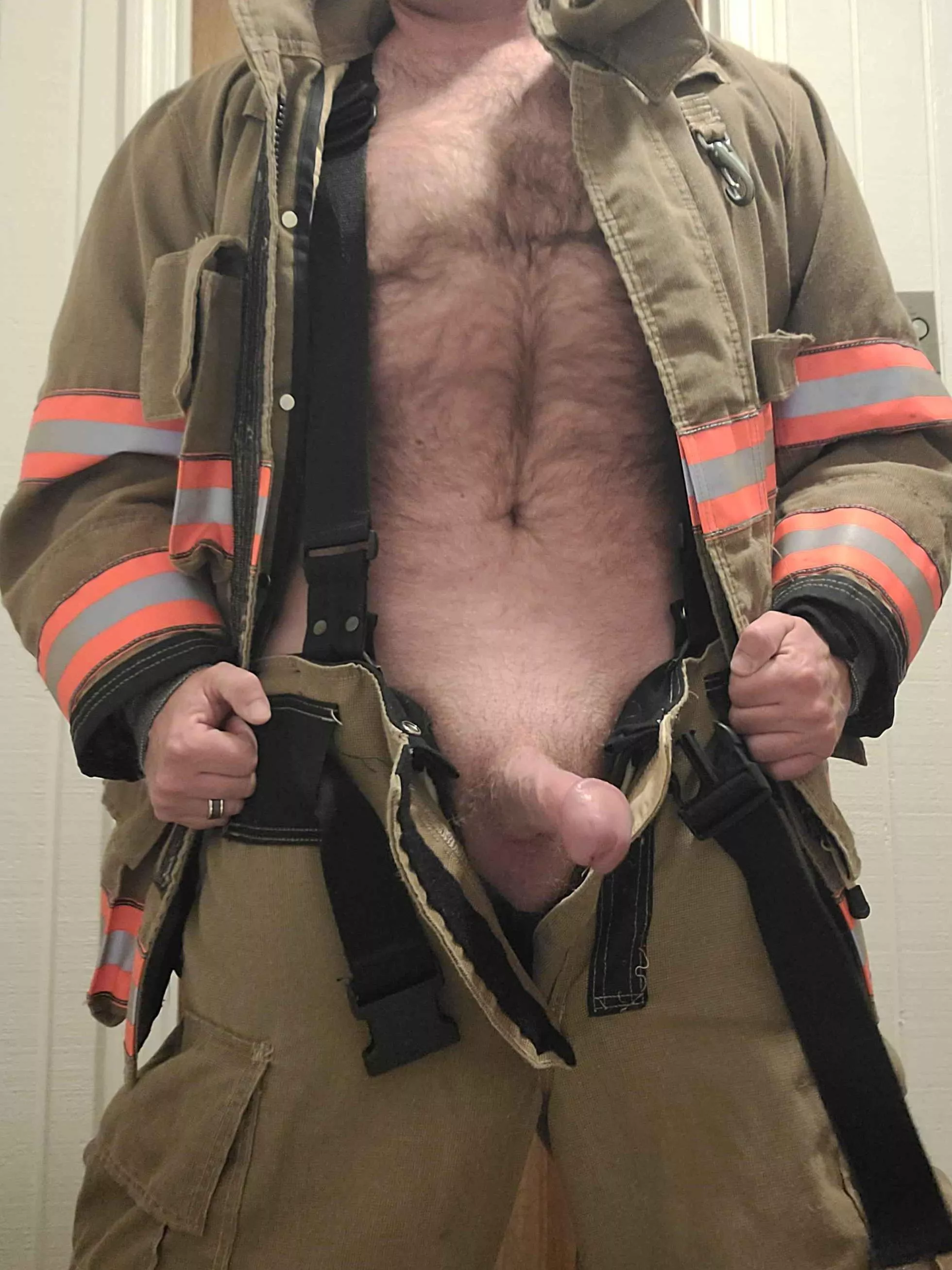 Any ladies want a horny firefighter?