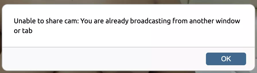 I keep getting this but I have no other windows open and I'm not broadcasting, is this fixable?