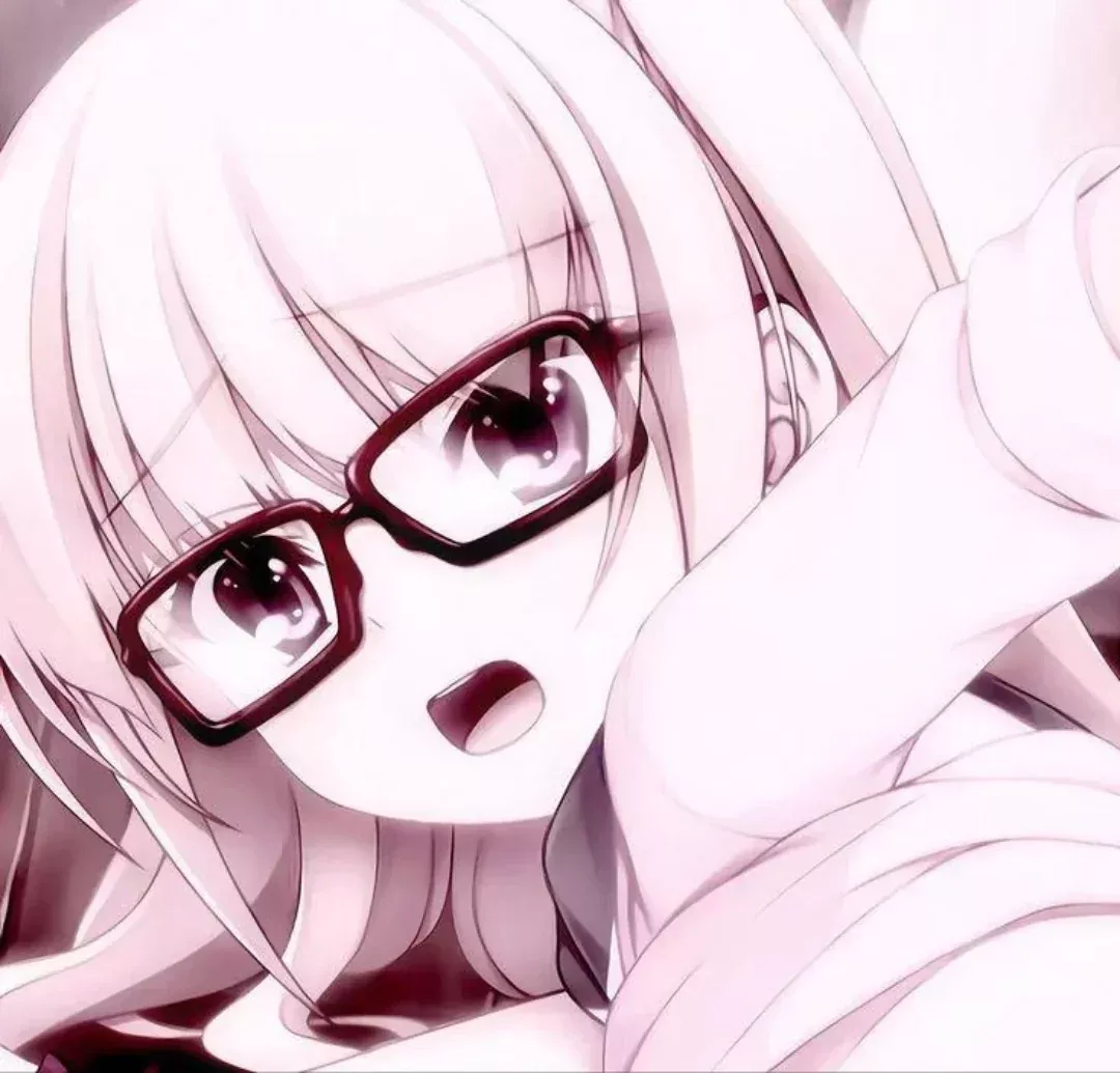 LF Color Source: glasses, open mouth clothes lift, long hair, looking at viewer, eyebrows, school uniform, 1girl, face, close-up, portrait, looking back, arms behind back, shirt lift, long sleeves, upper teeth only