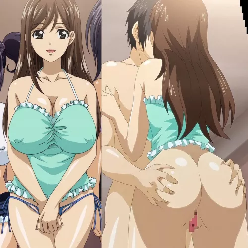 milf has it all. boobs AND cake 