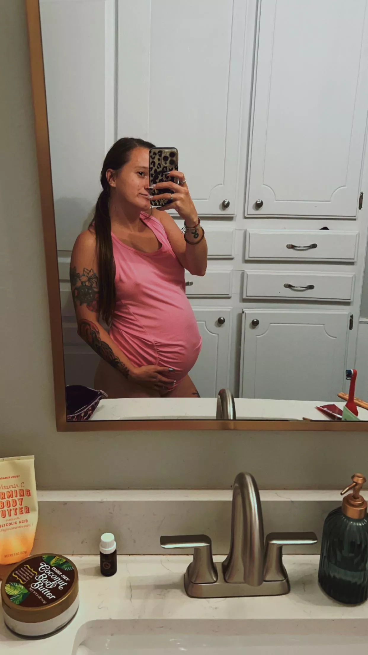 Oops you can see my pregnant nipples through my shirt