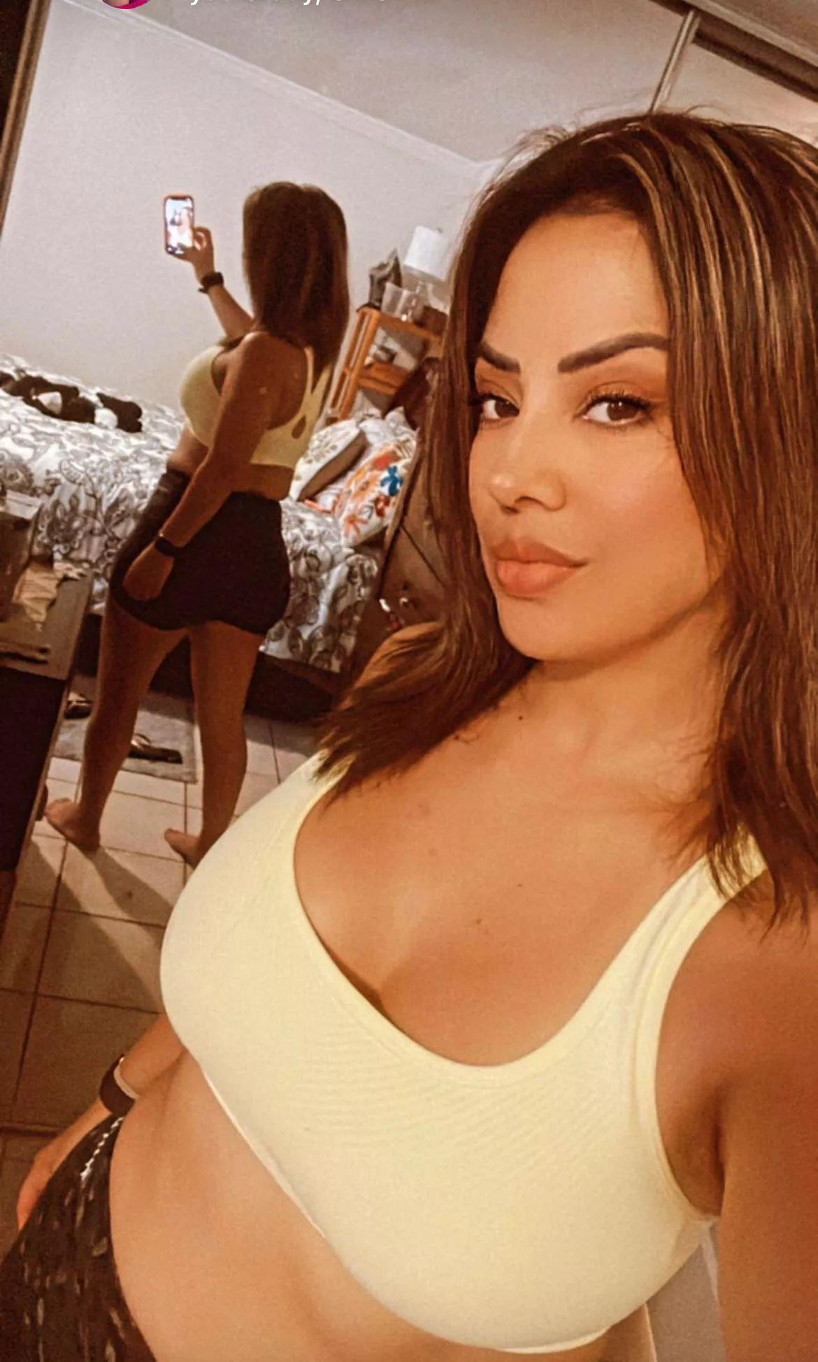 Squats over leg press