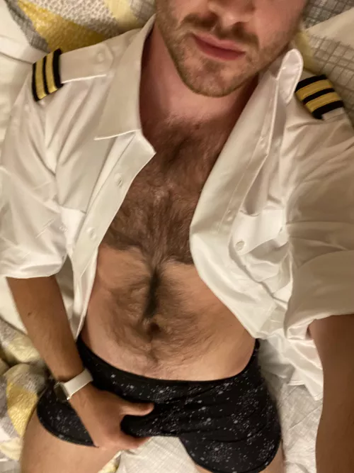 Too tired to undress properly after work