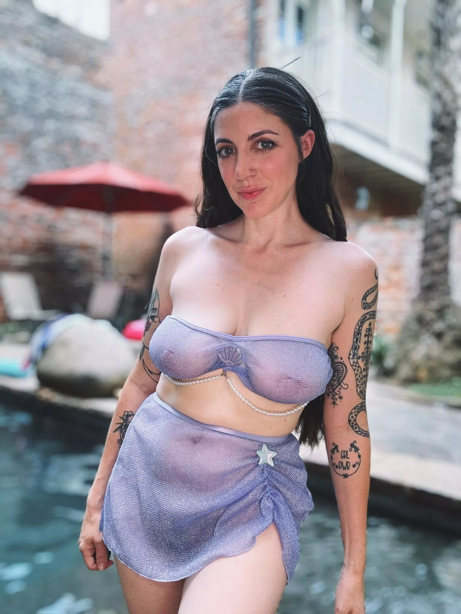 Yup you can definitely see my tits at the pool