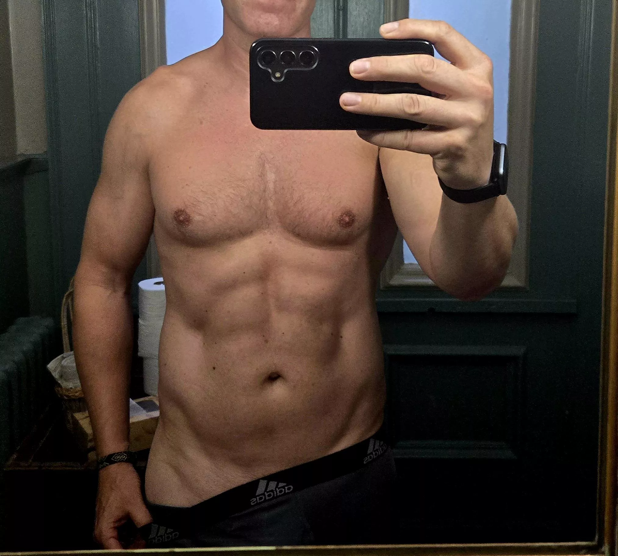 [48] you're at the pool and you walk in on your dads friend changing what do you do?