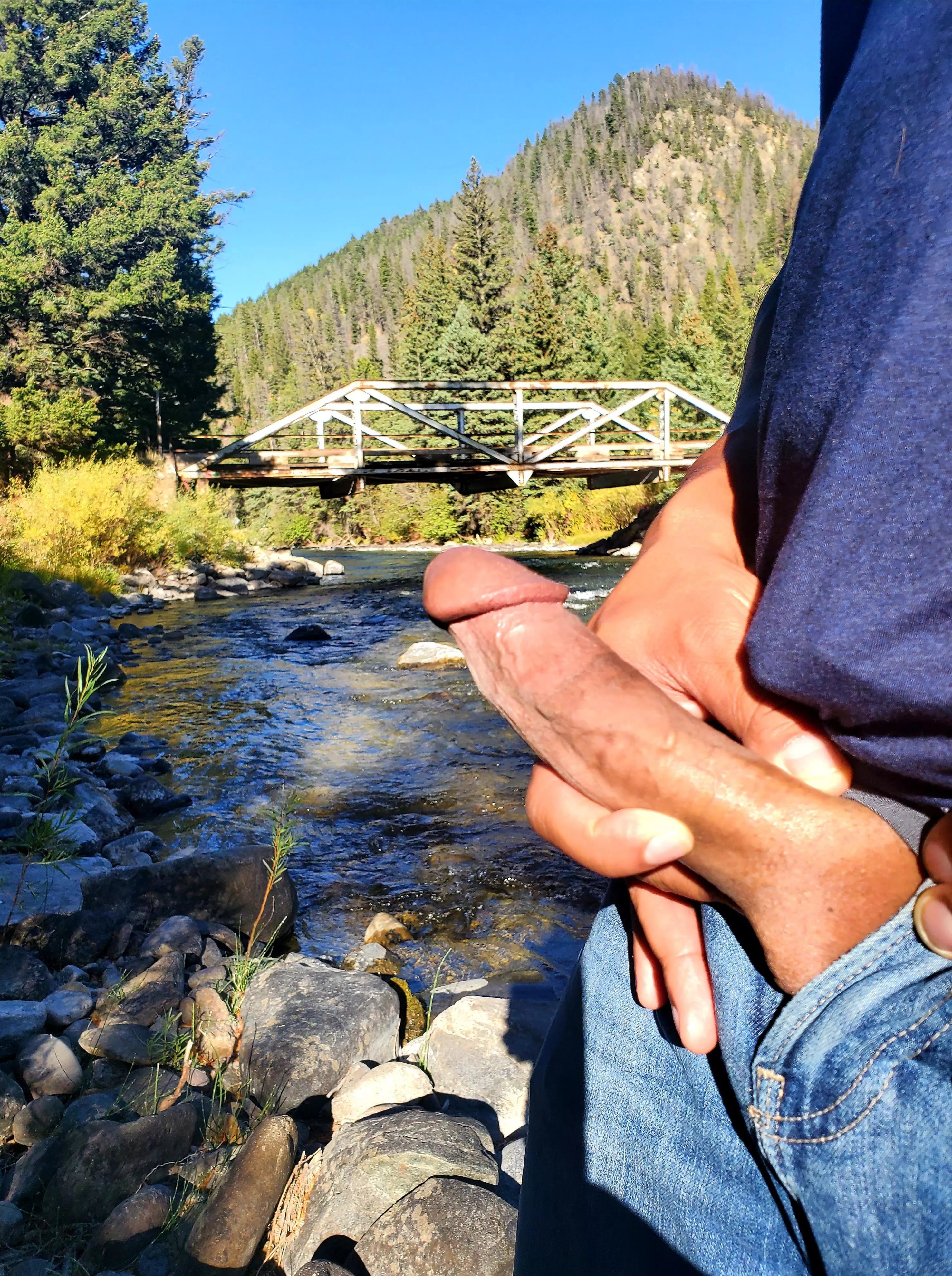 Casting all poles while fishing. 