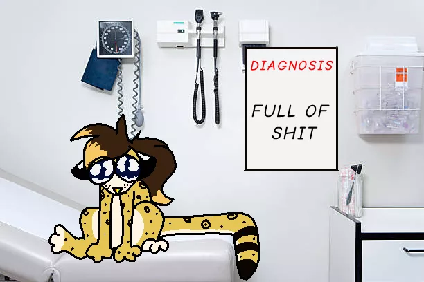 I don't like having gastrointestinal problems :,< (art unfortunately by and about me)