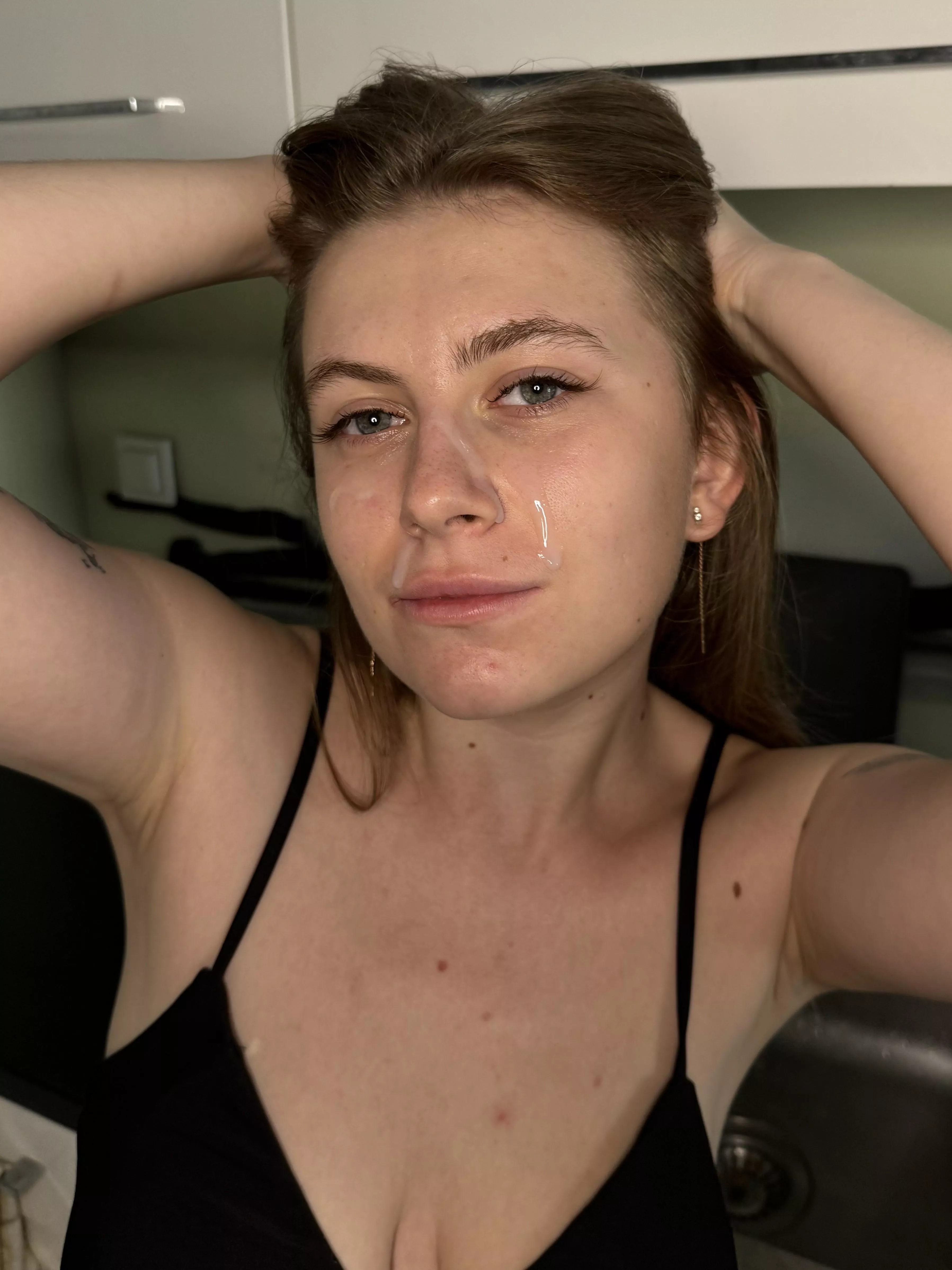 Nothing makes me happier than a face full of warm cum [wife]