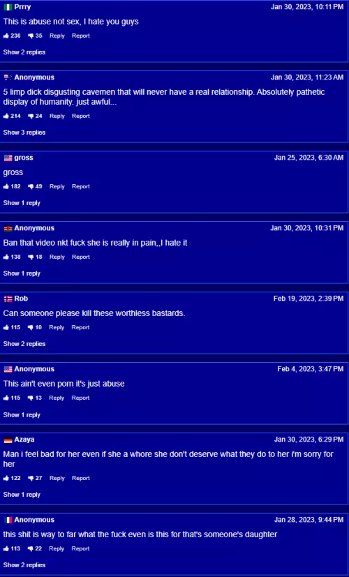 You know you've fucked up, when the comments are calling you out