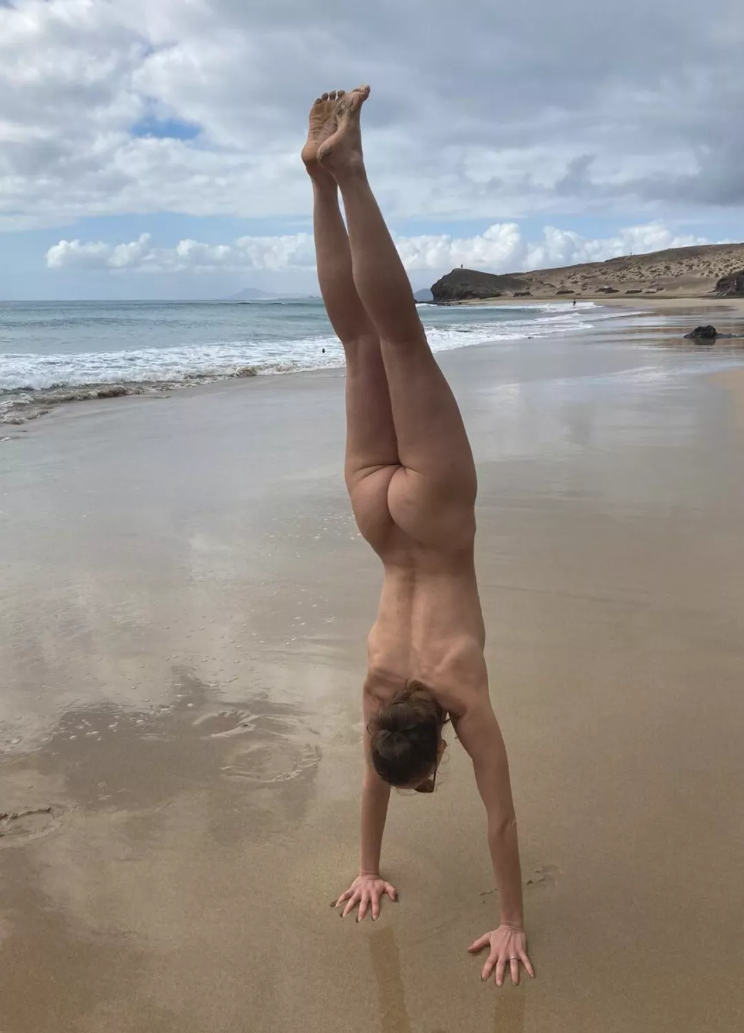 Handstand on this beautiful beach 