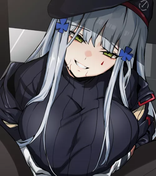 HK416 clothed paizuri (Banssee)