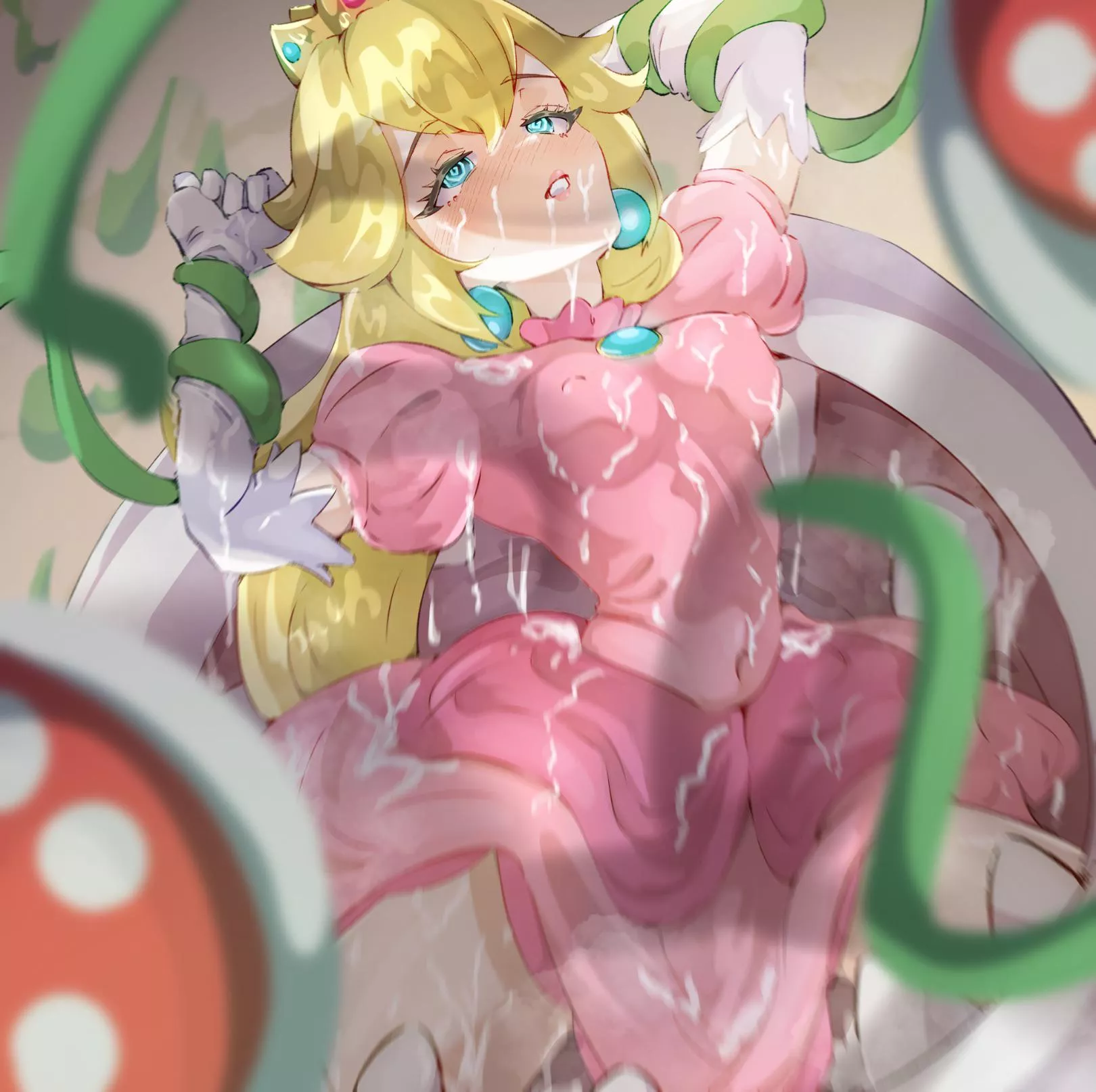 Hypnotized Princess Peach (echiko) [Super Mario]