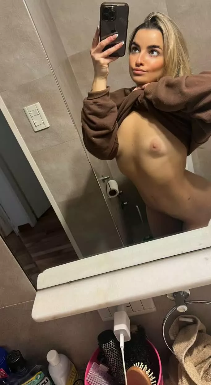 I don't even have to wear a bra