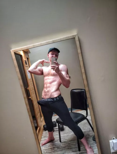 My bulge is begging to break free. 