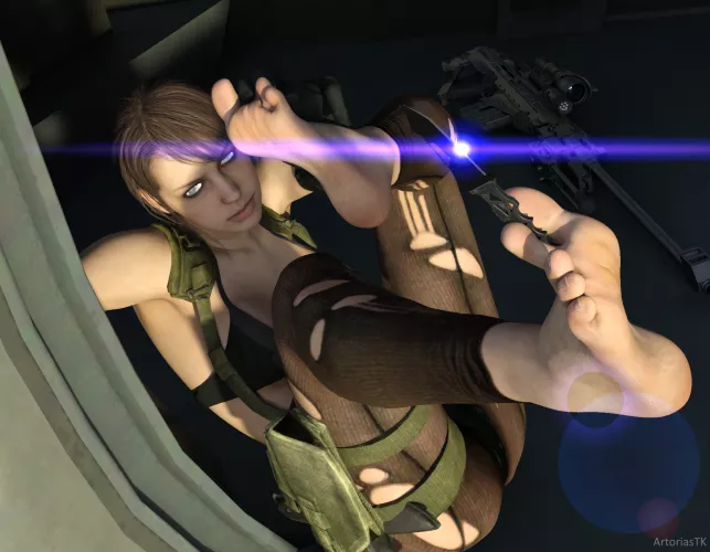 Quiet stretching in the chopper (ArtoriasTK) [Metal Gear]