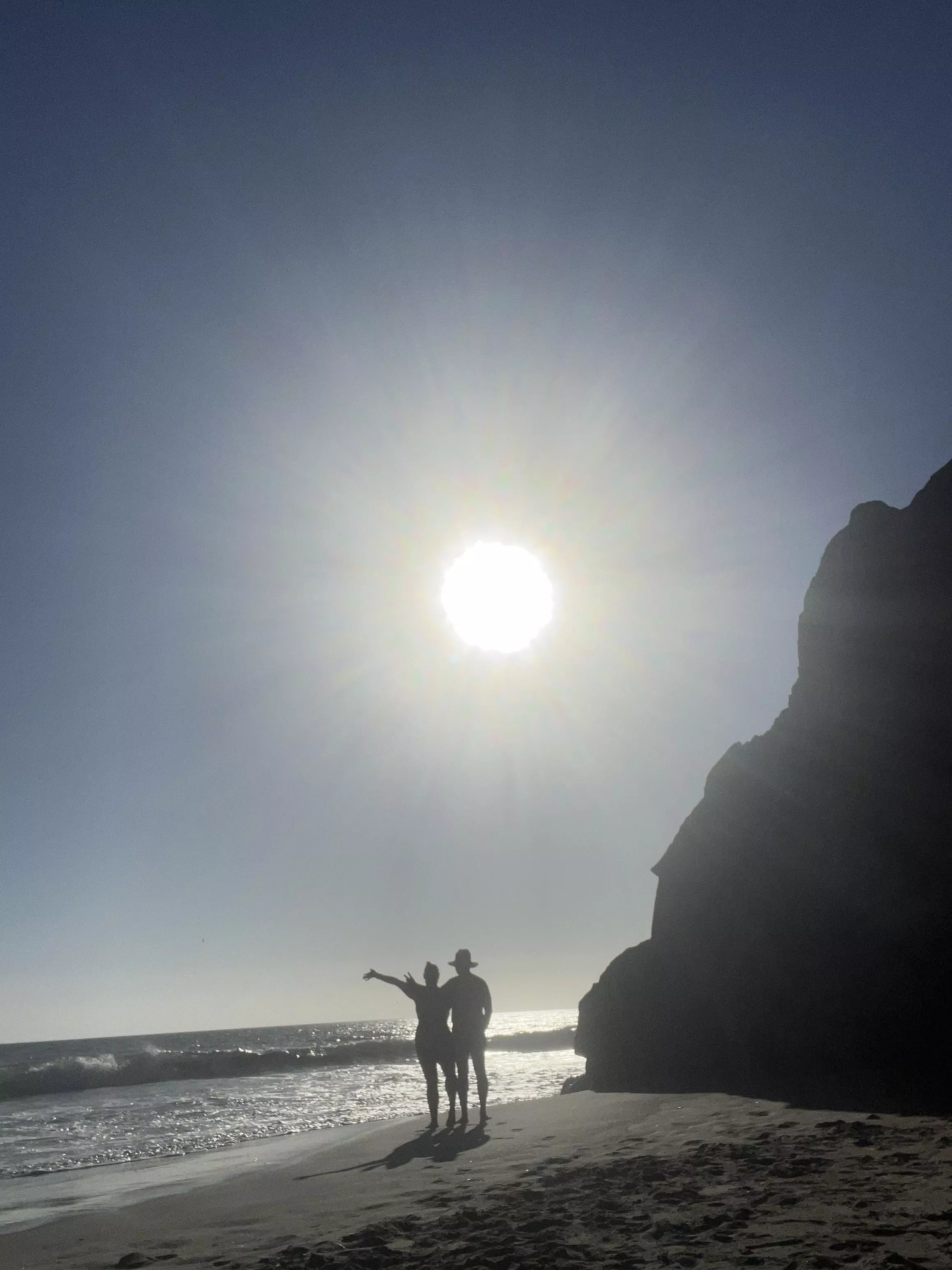 Red rock beach with my honey!