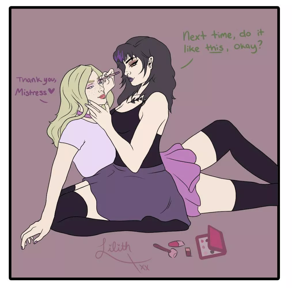 An online sub of mine commissioned a drawing of us🥲❤️ Does this lowkey count as a face reveal?😂