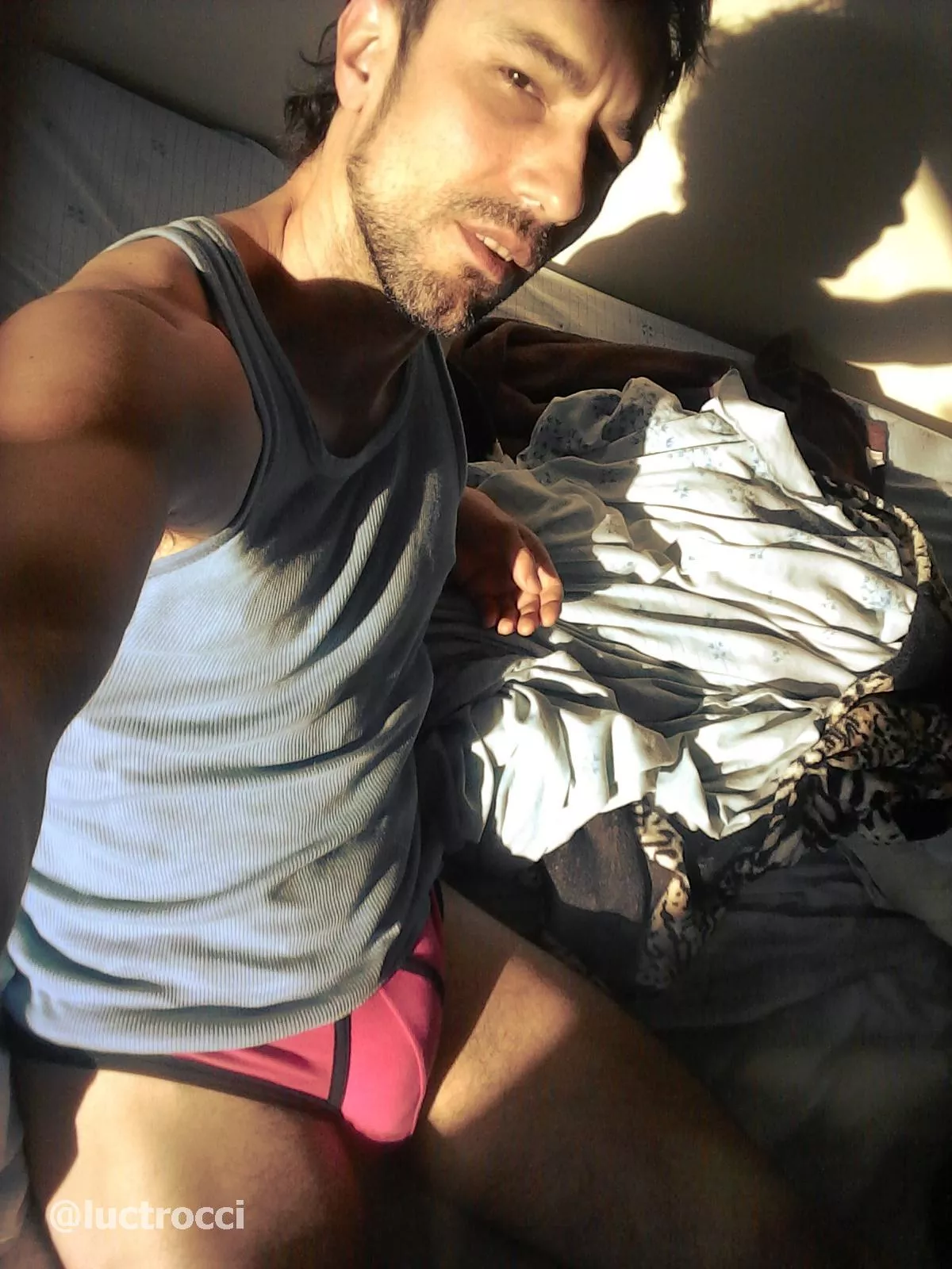 Come down here daddy!