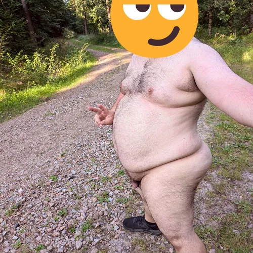 Feeling sexy on the hiking trail
