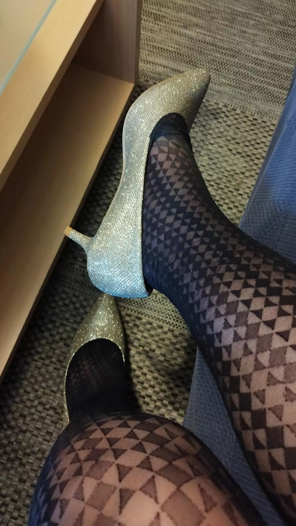 Glitter heels for today 