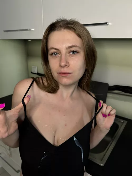 I need more cum on my tits