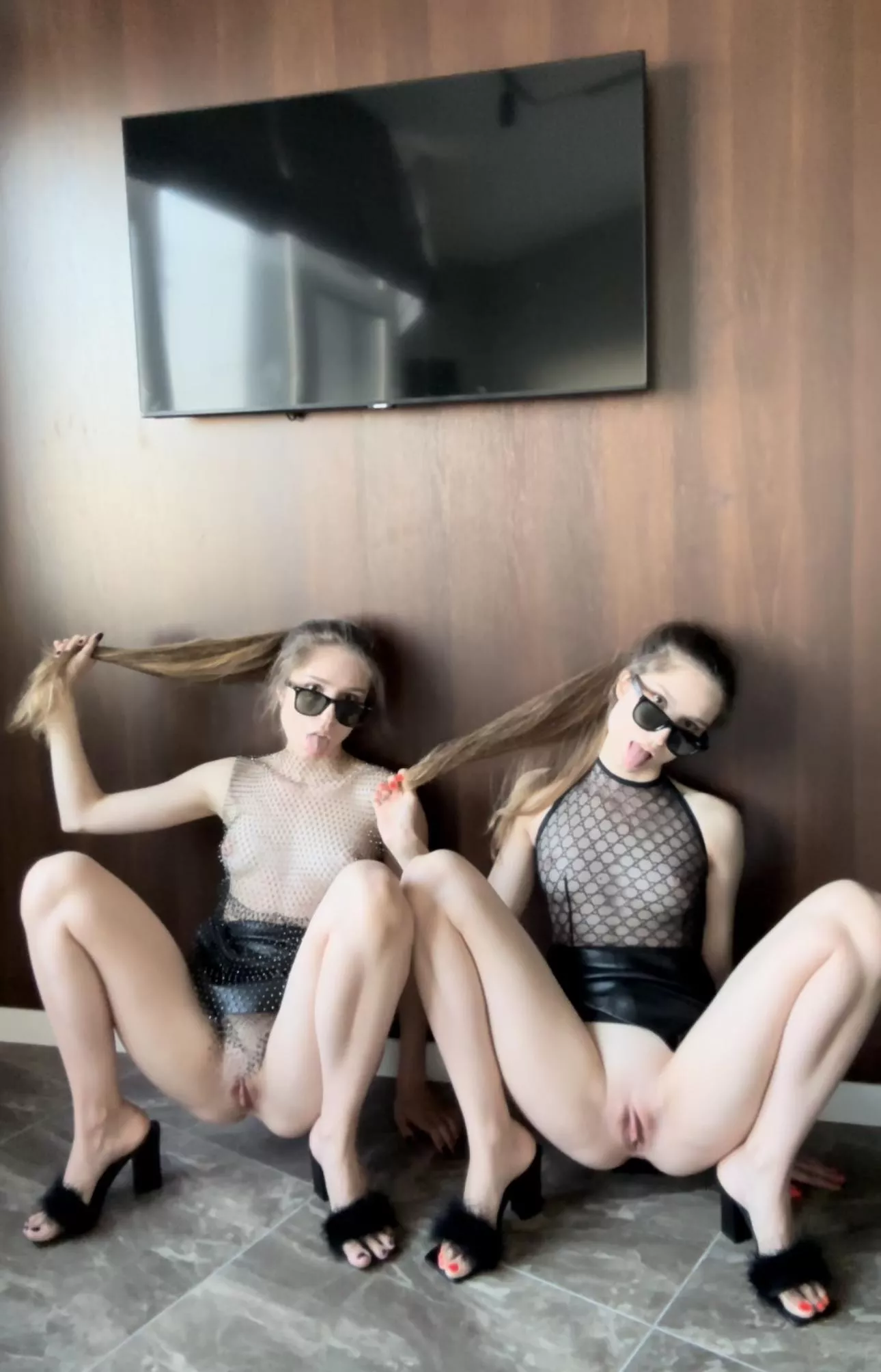 It's girls night out this weekend, we might sit on something without panties onnn, each others face